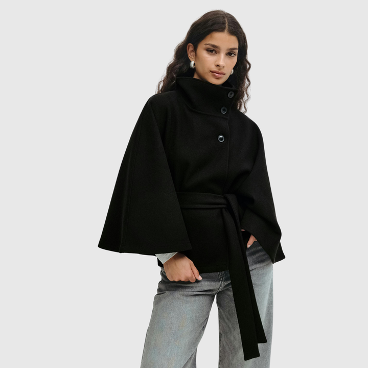 Women’s Belted Cape Jacket