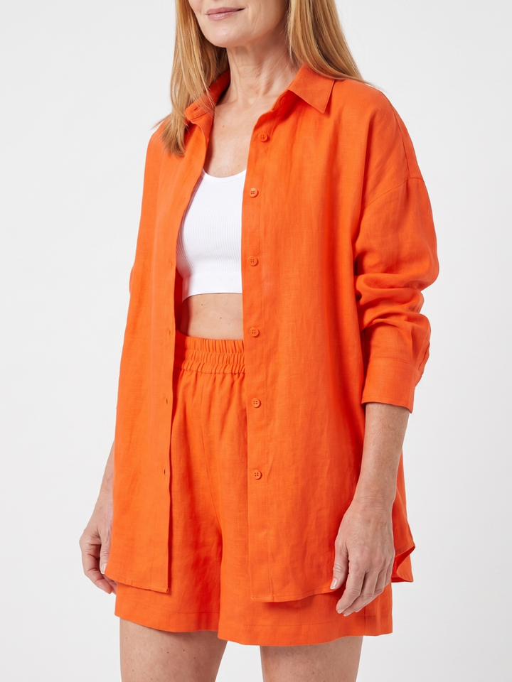 Women’s Cropped Camisole And Wide Leg Pants Set
