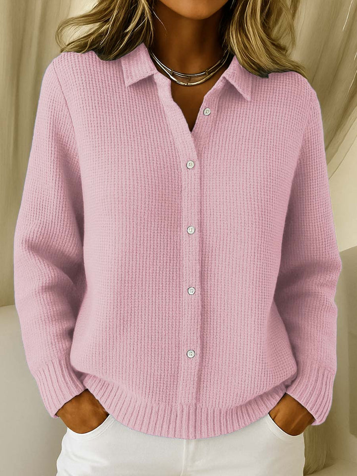 Women’s Collared Knit Cardigan