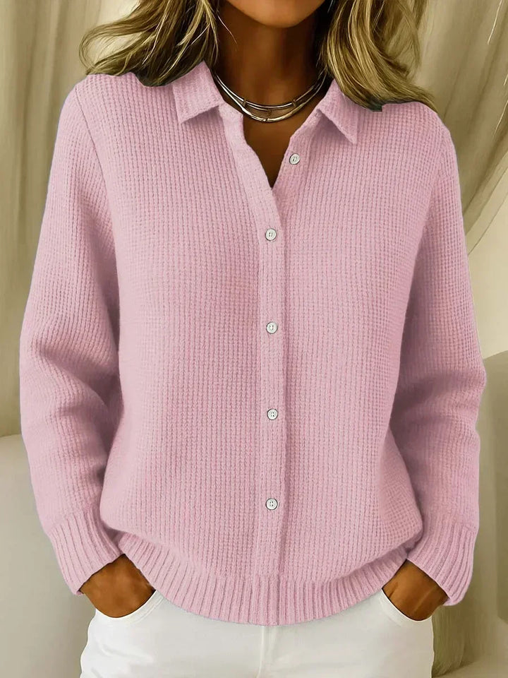 Women’s Textured Knit Button Up Cardigan