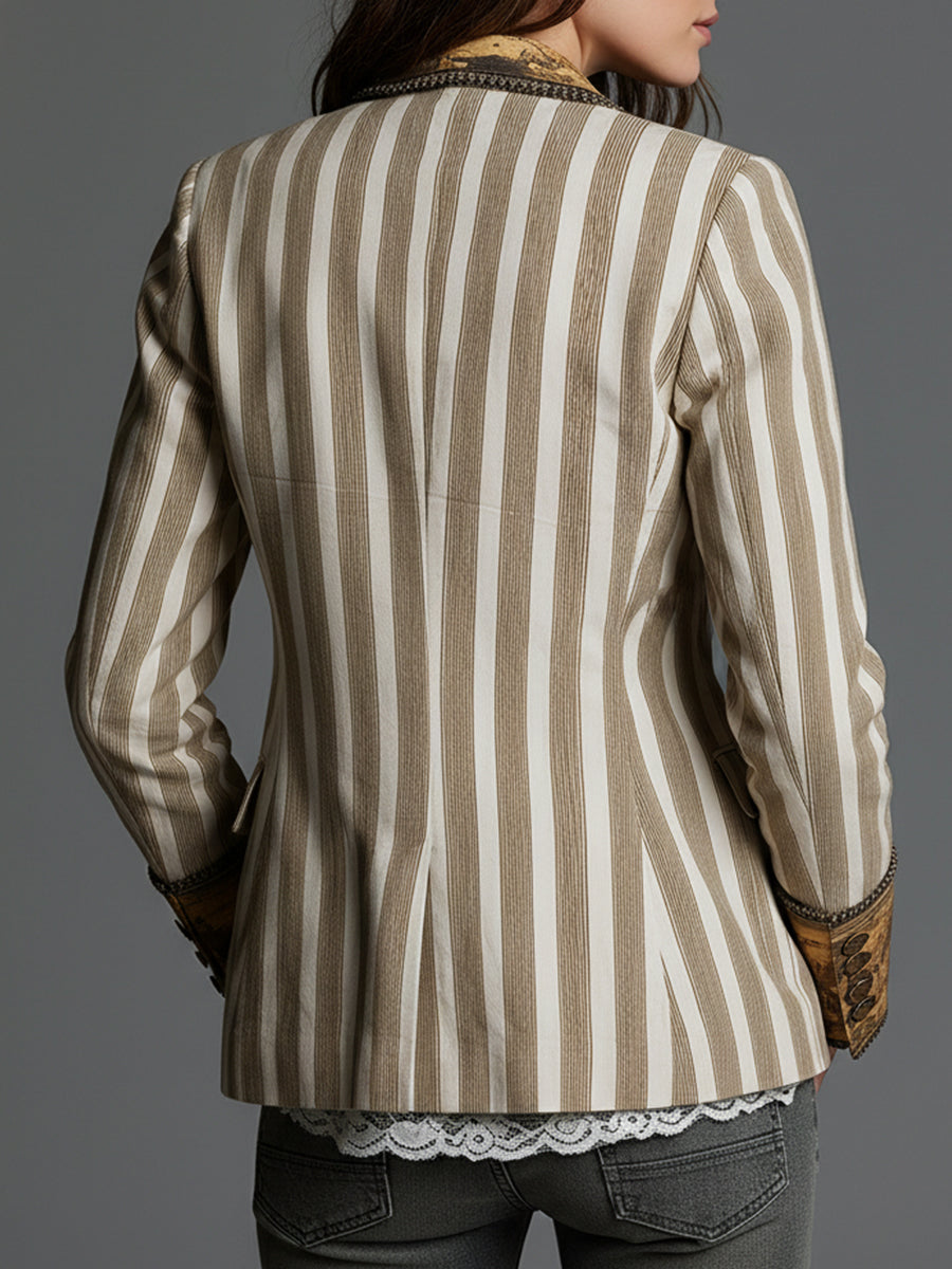 Women’s Tailored Striped Blazer