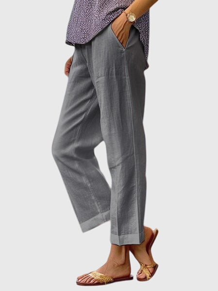 Women’s High Waist Wide Leg Tailored Dress Pants