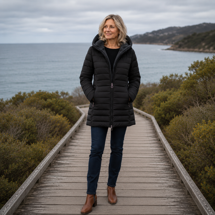 Women’s Quilted A-Line Winter Coat