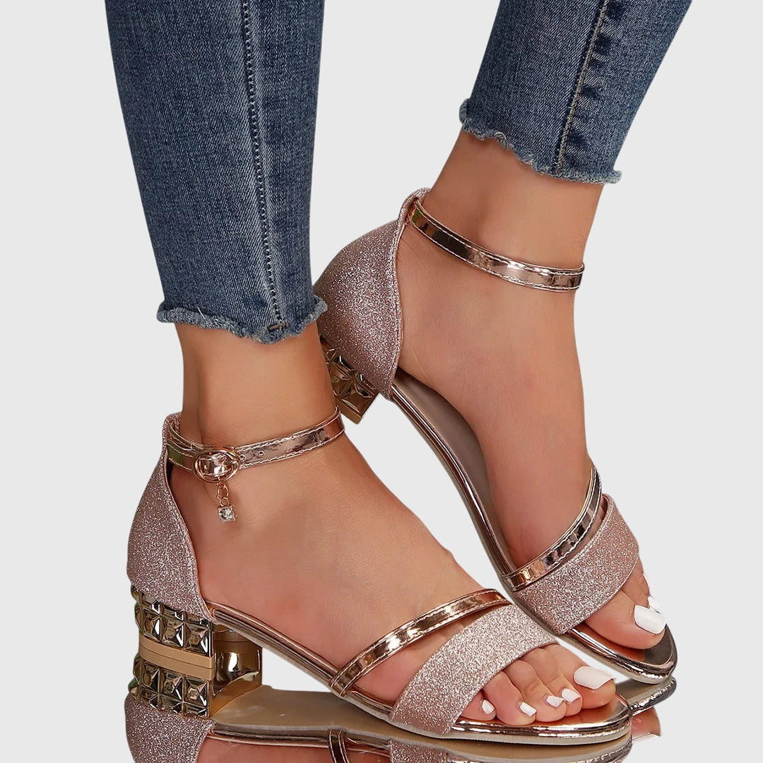 Women’s Comfort Cushioned Block Heel Sandals