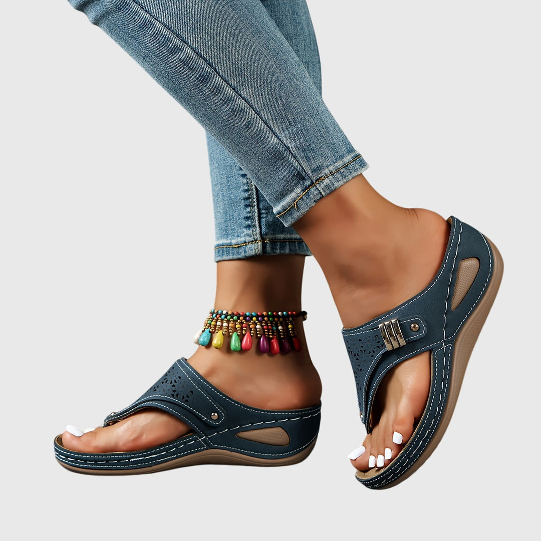 Women’s Cushioned Slip On Walking Sandals