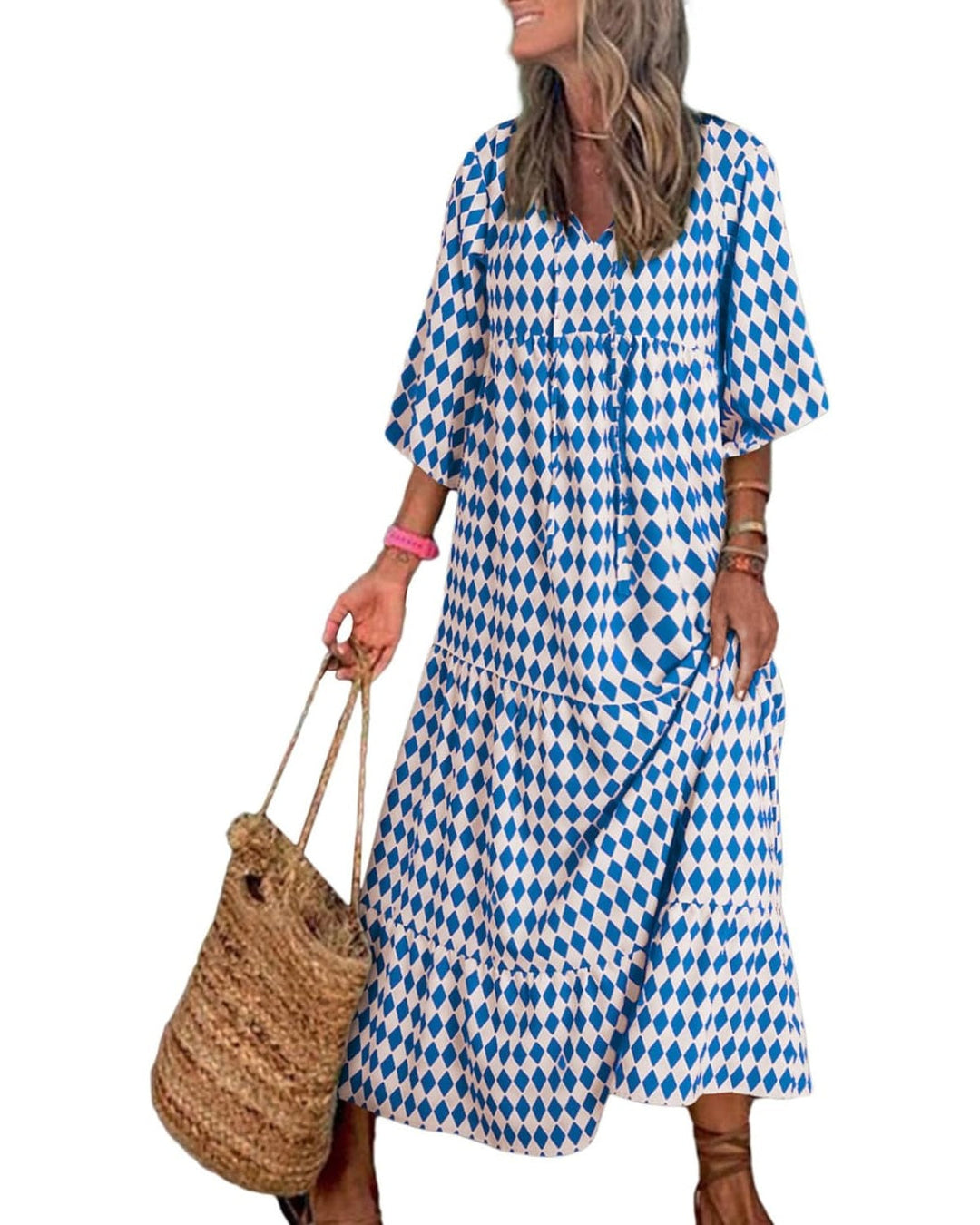 Women’s Floral Boho Maxi Dress