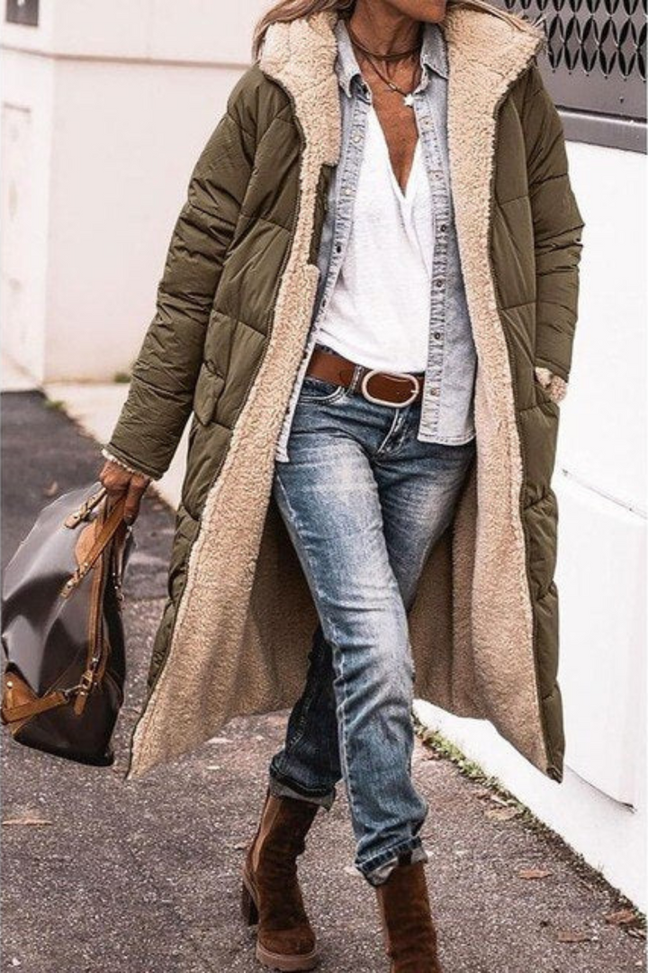 Women’s Reversible Longline Coat
