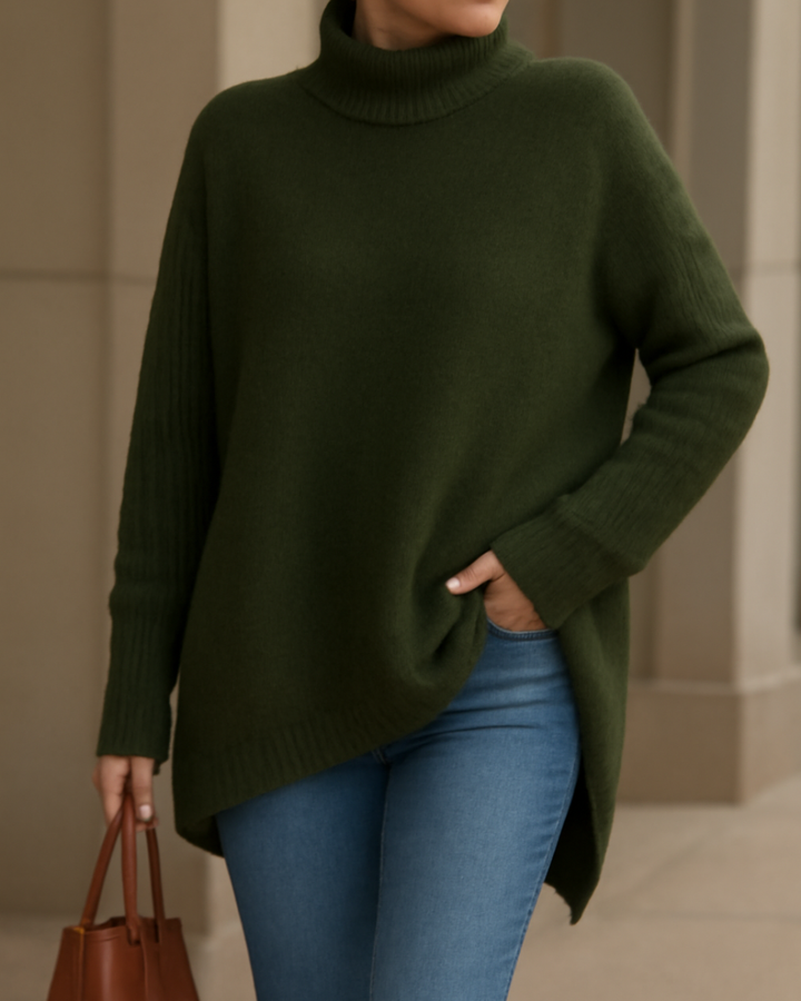 Women’s Longline Turtleneck Sweater
