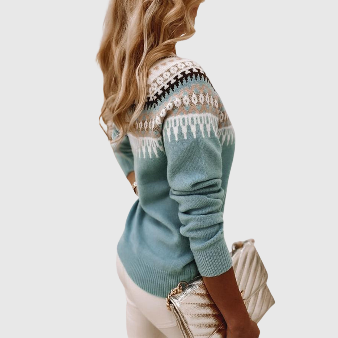 Women’s Long Sleeve Knit Pullover Sweater