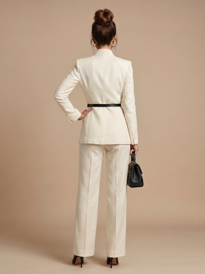 Women’s Tailored Stand Collar Suit