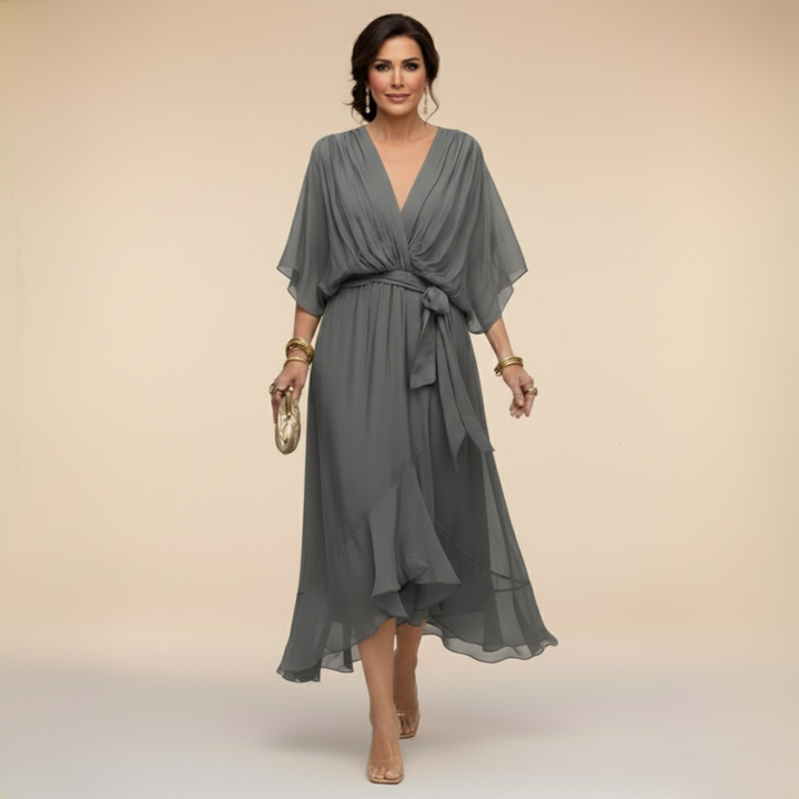 Women’s V-Neck Evening Party Dress