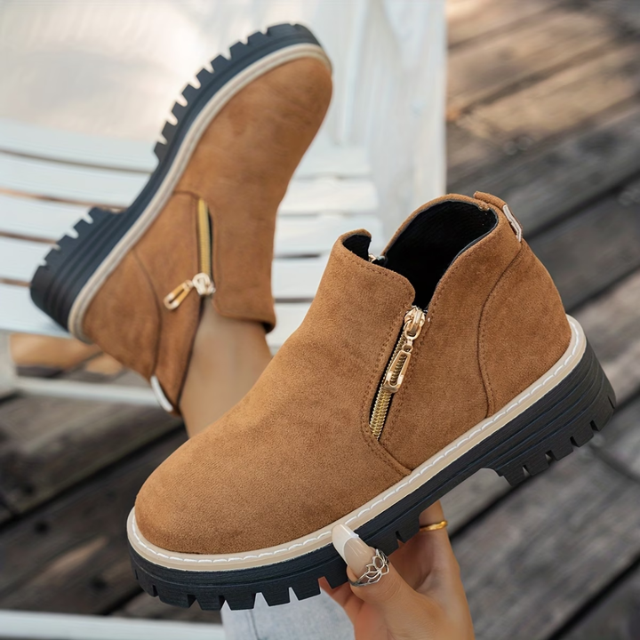 Women’s Comfort Low Heel Ankle Boots
