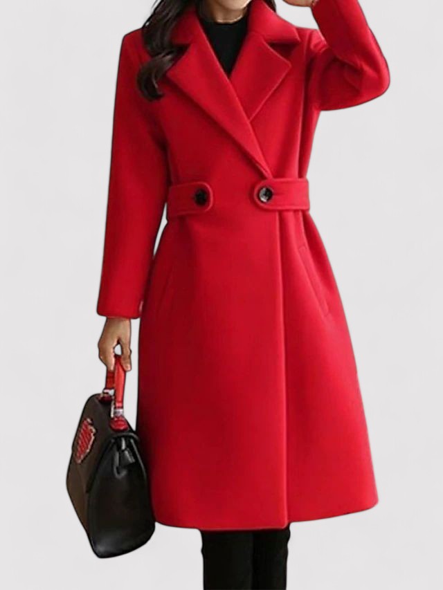 Women’s Belted Long Winter Coat