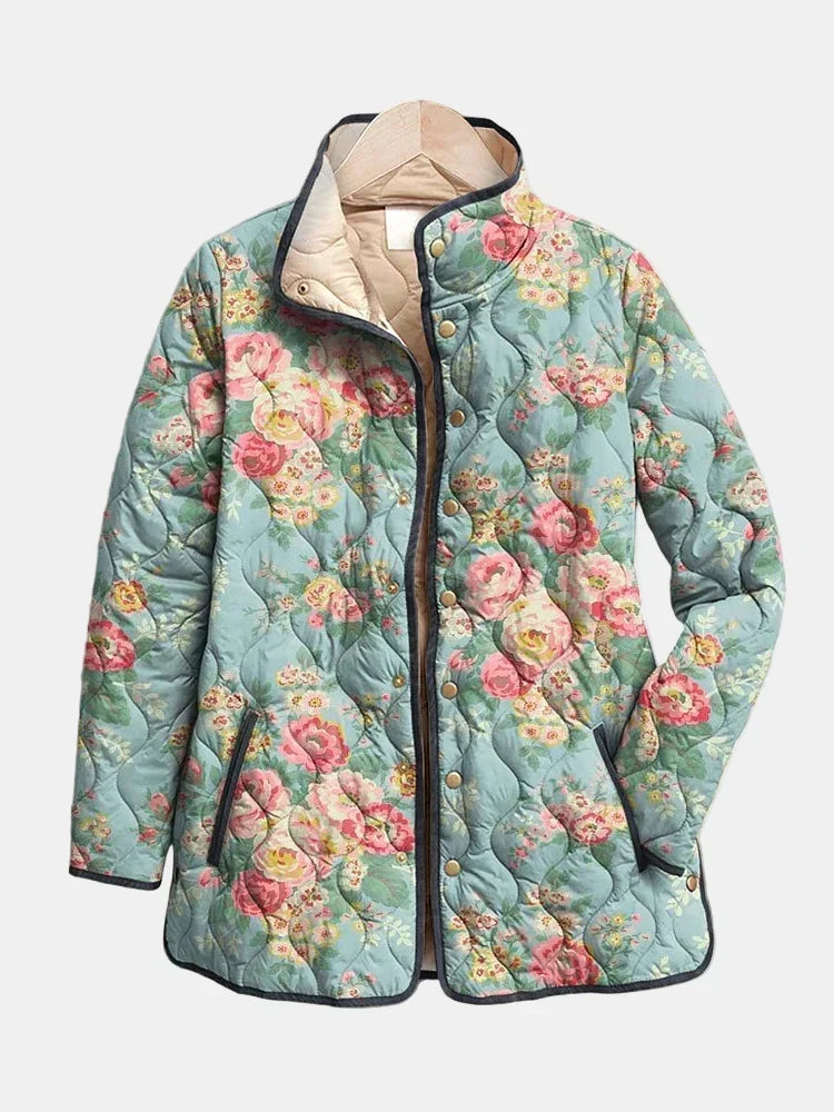 Women’s Vintage Floral Quilted Jacket