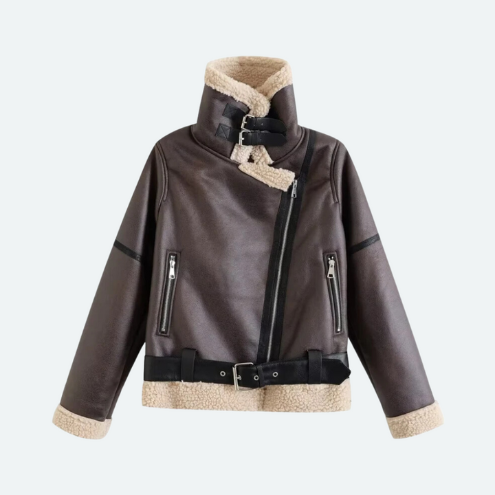 Women’s Double-Breasted Belted Long Trench Coat