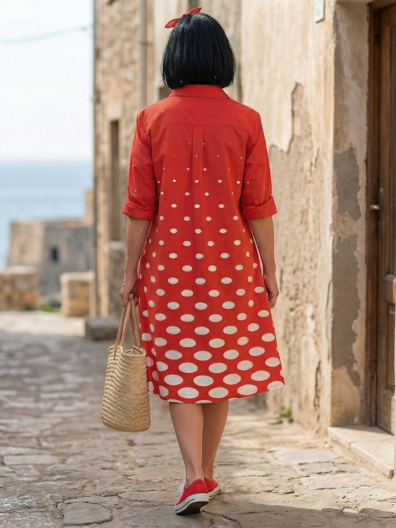 Women’s Polka Dot Day Dress
