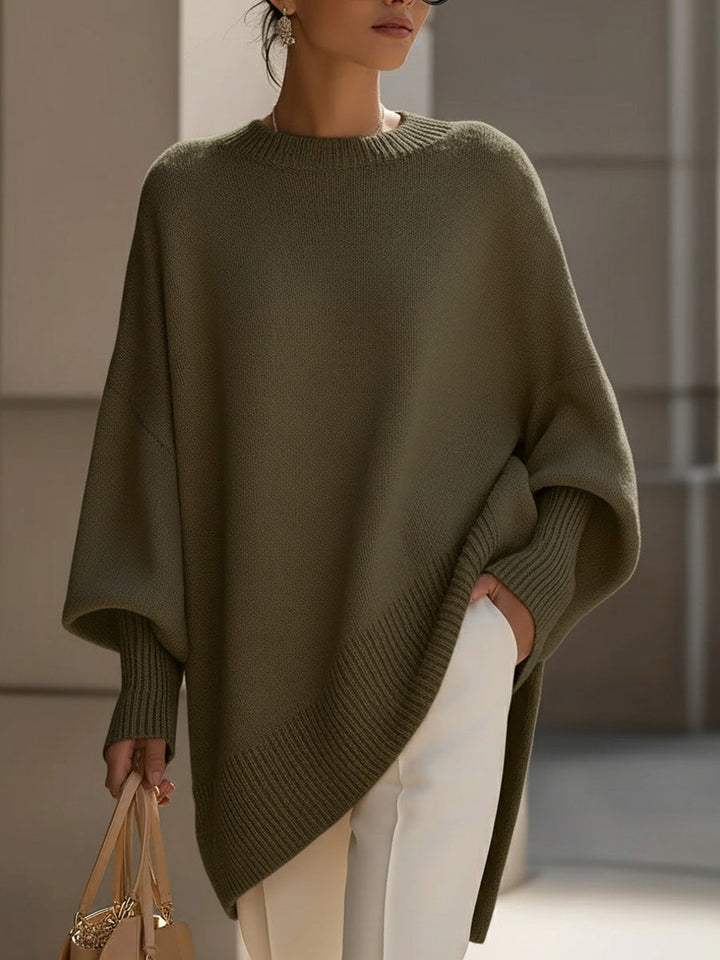 Women’s Ribbed Knit Crewneck Sweater
