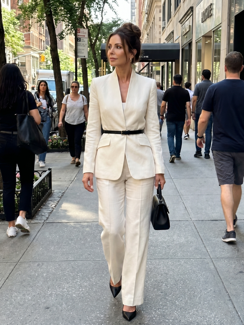 Women’s Tailored Stand Collar Suit