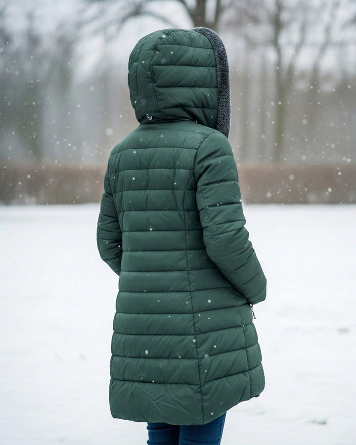 Women’s Fleece Lined Winter Puffer Coat