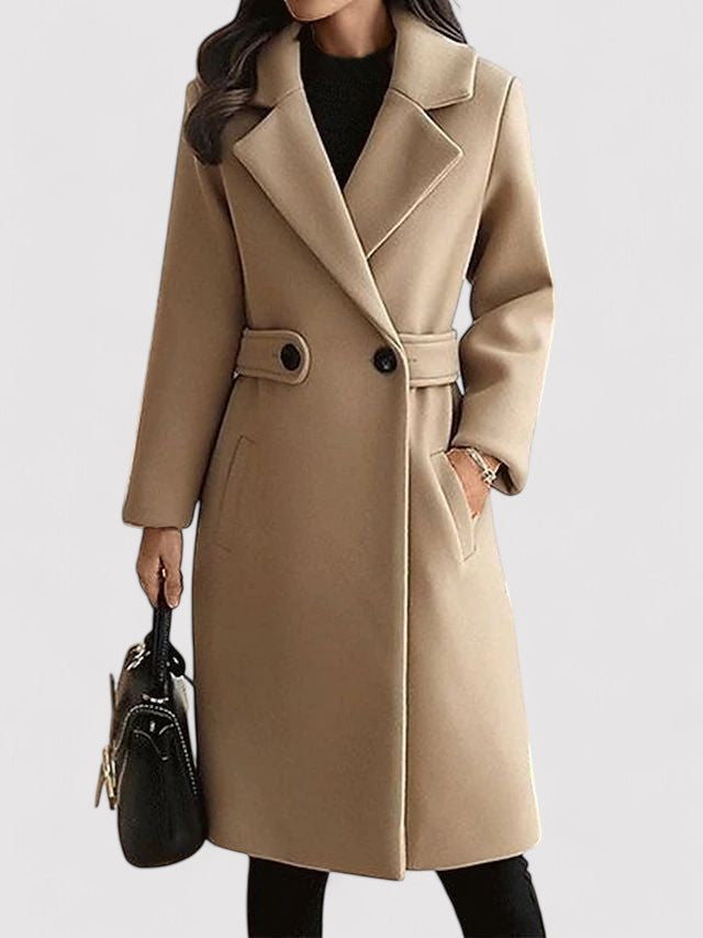 Women’s Belted Long Winter Coat