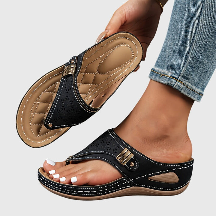 Women’s Cushioned Slip On Walking Sandals