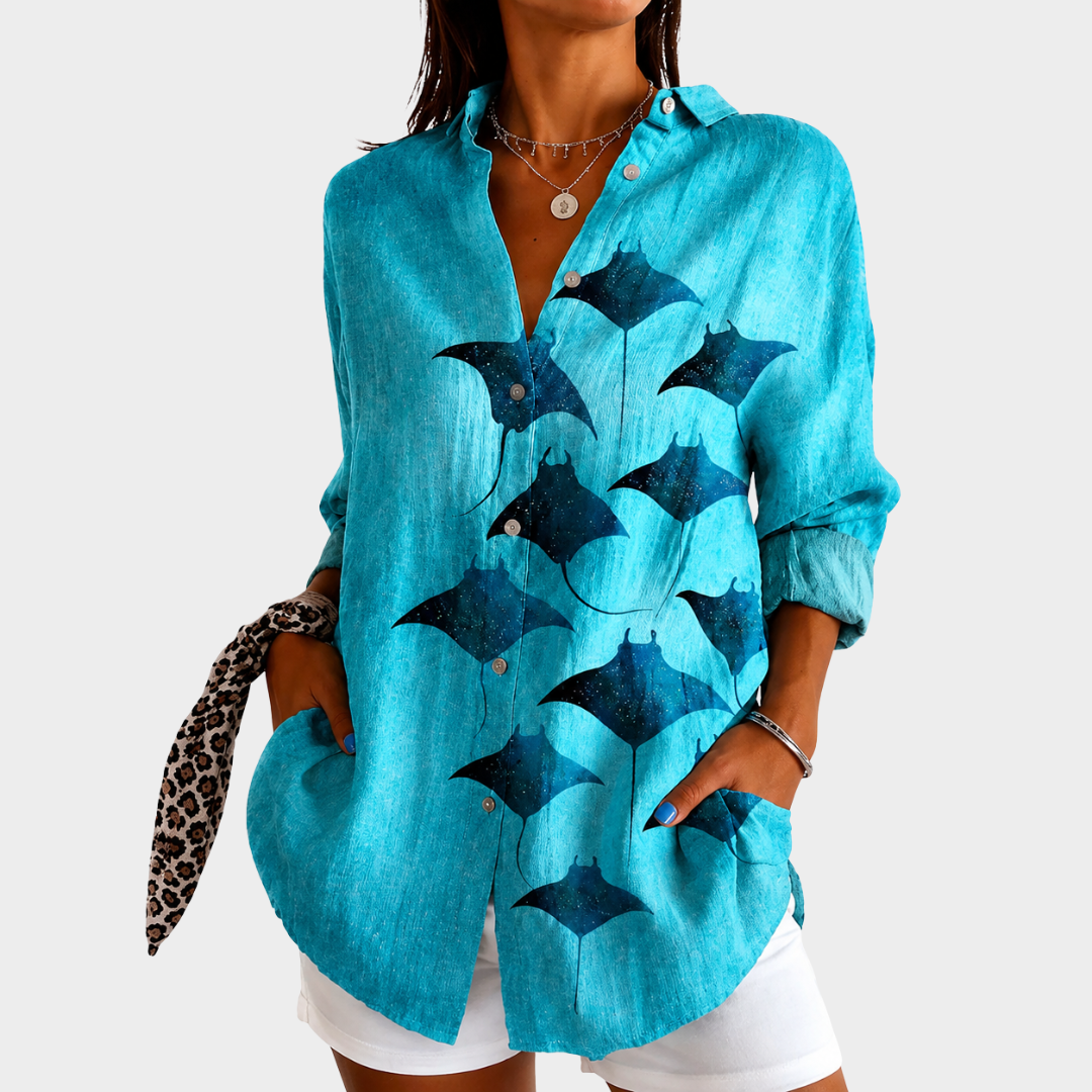 Women’s Lightweight Printed Blouse