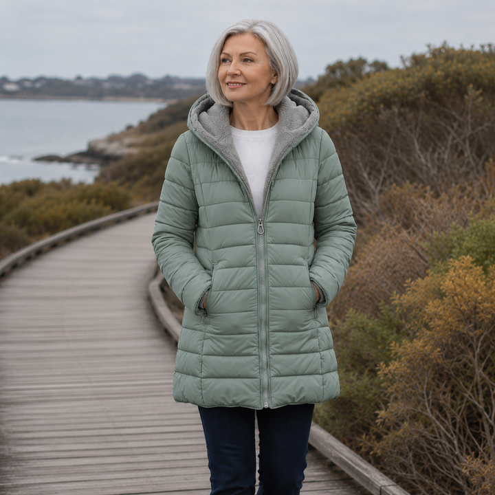 Women’s Quilted A-Line Winter Coat