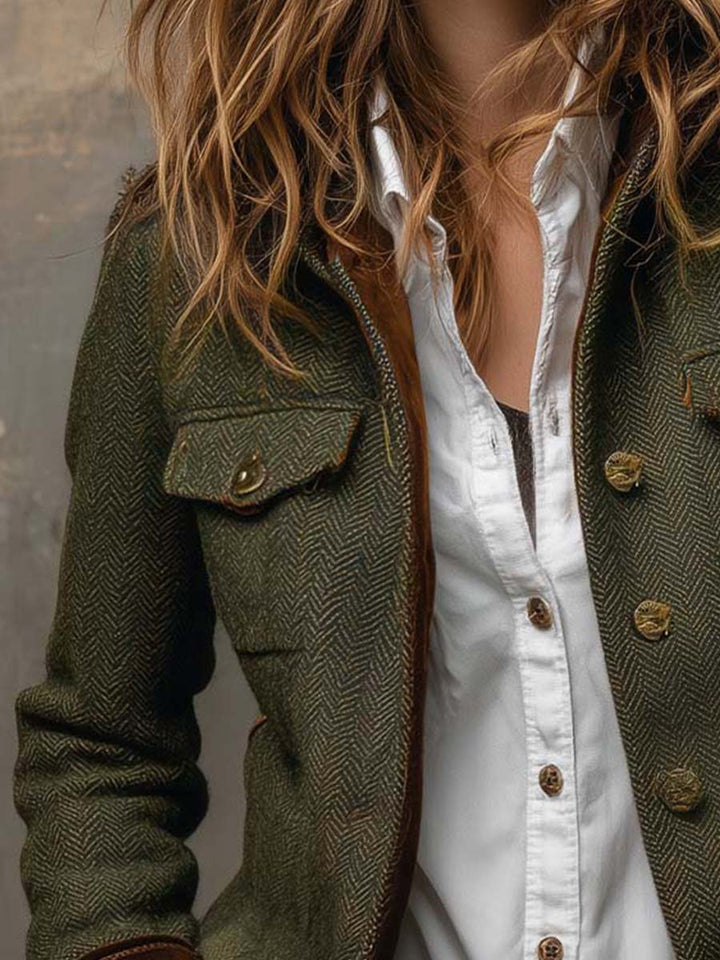 Women’s Tailored Herringbone Jacket