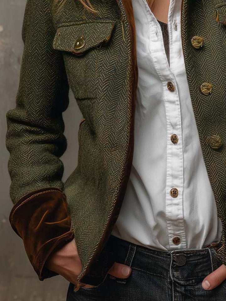 Women’s Tailored Herringbone Jacket