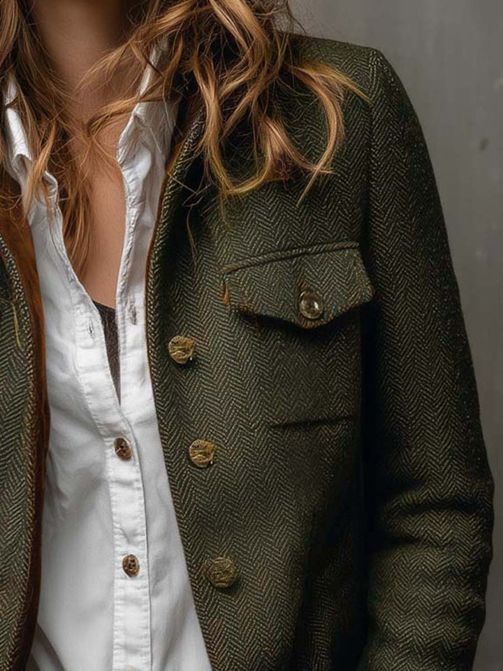Women’s Tailored Herringbone Jacket