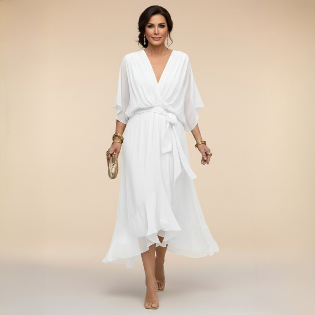 Women’s V-Neck Evening Party Dress