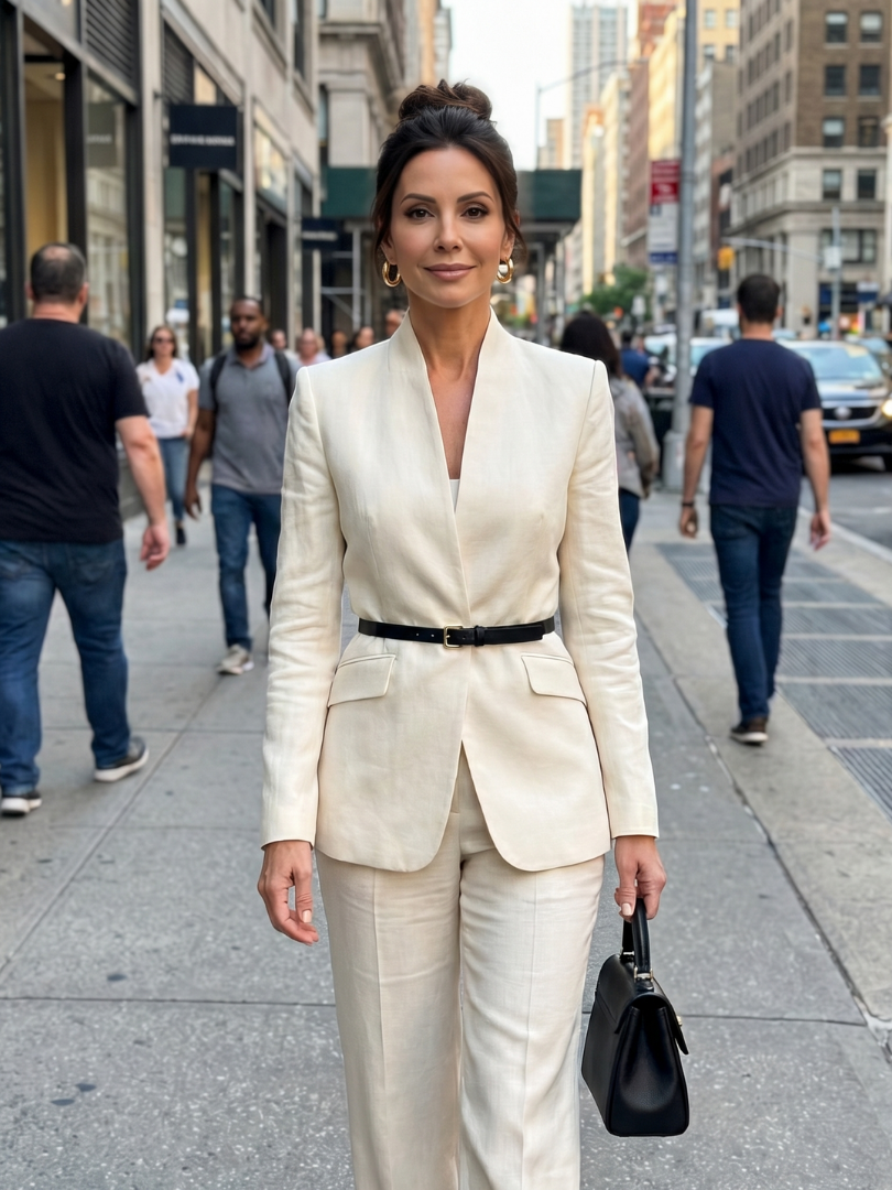 Women’s Tailored Stand Collar Suit