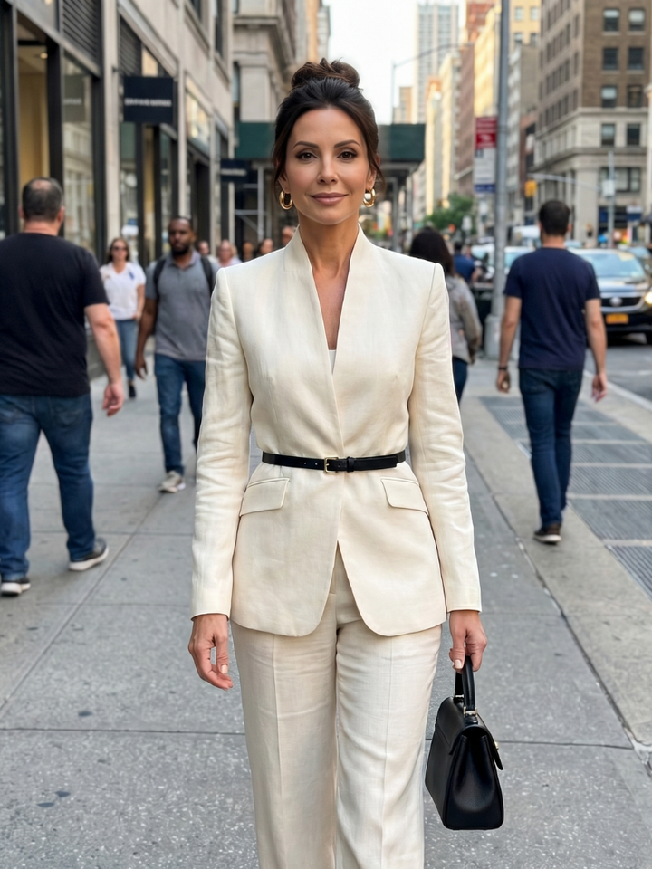 Women’s Tailored Stand Collar Suit