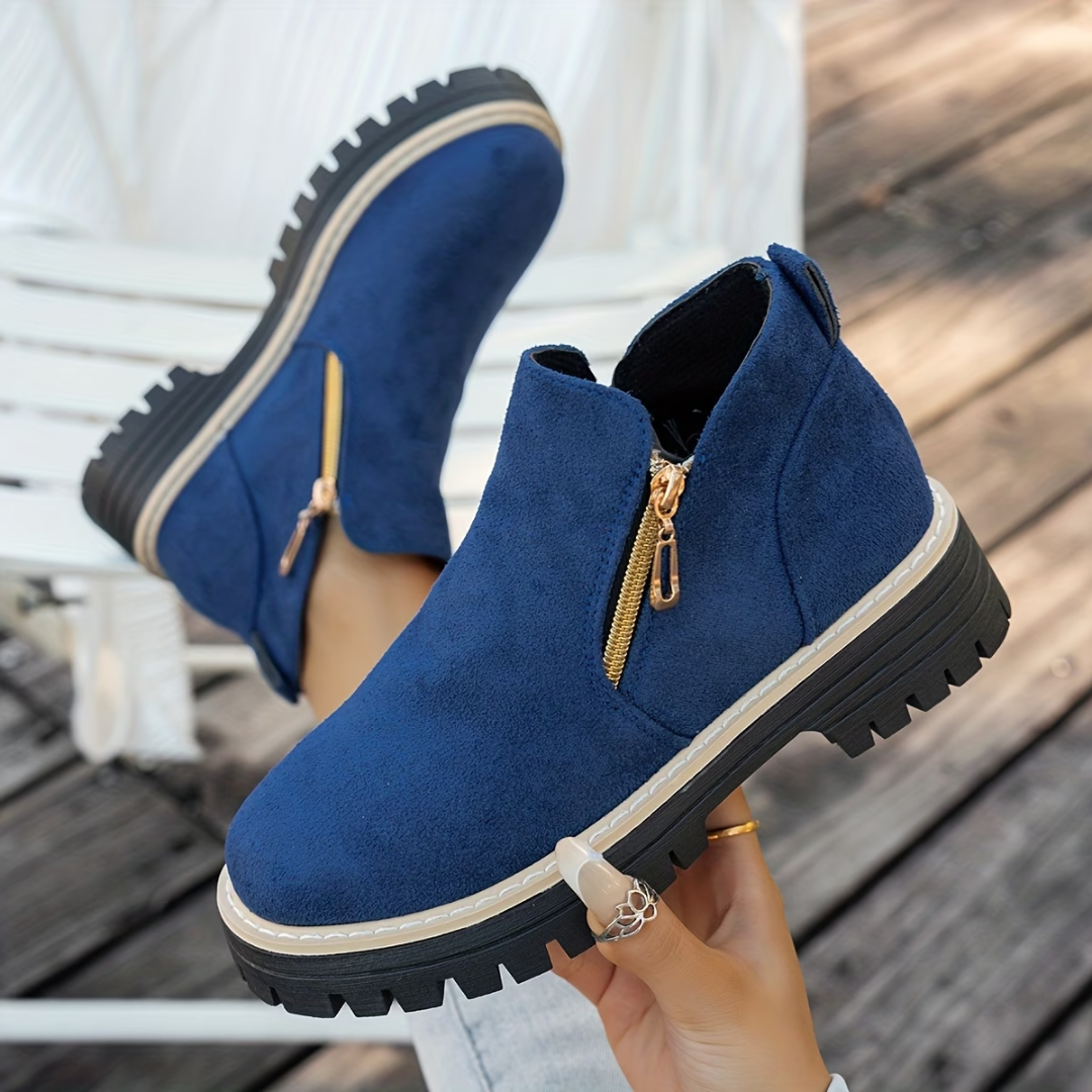 Women’s Comfort Low Heel Ankle Boots