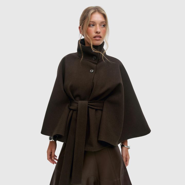 Women’s Belted Cape Jacket