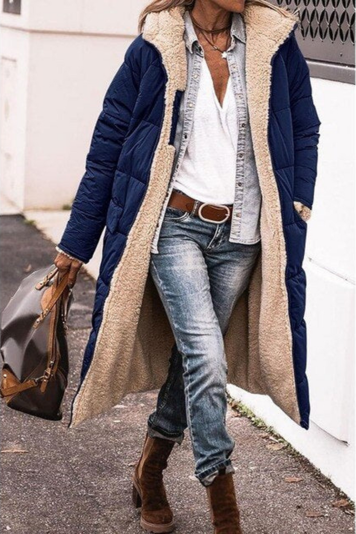 Women’s Reversible Longline Coat