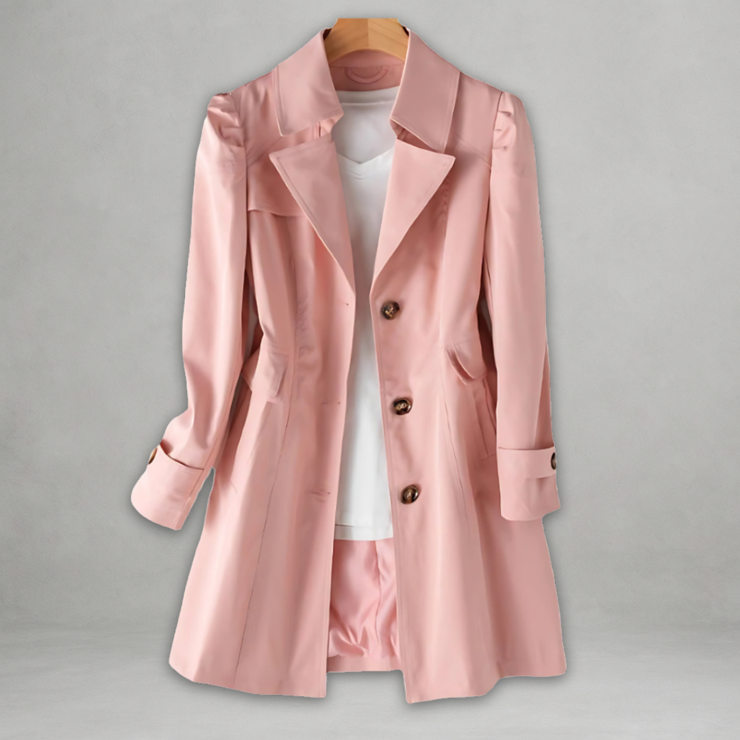 Women’s Double Breasted Belted Trench Coat