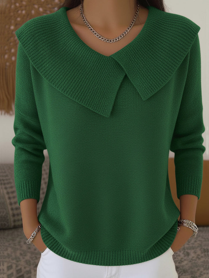 Women’s Warm Collared Pullover Sweater