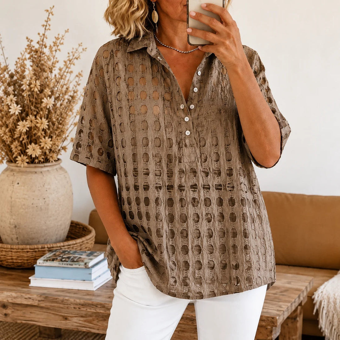 Women’s Relaxed Fit Crewneck Short Sleeve Top