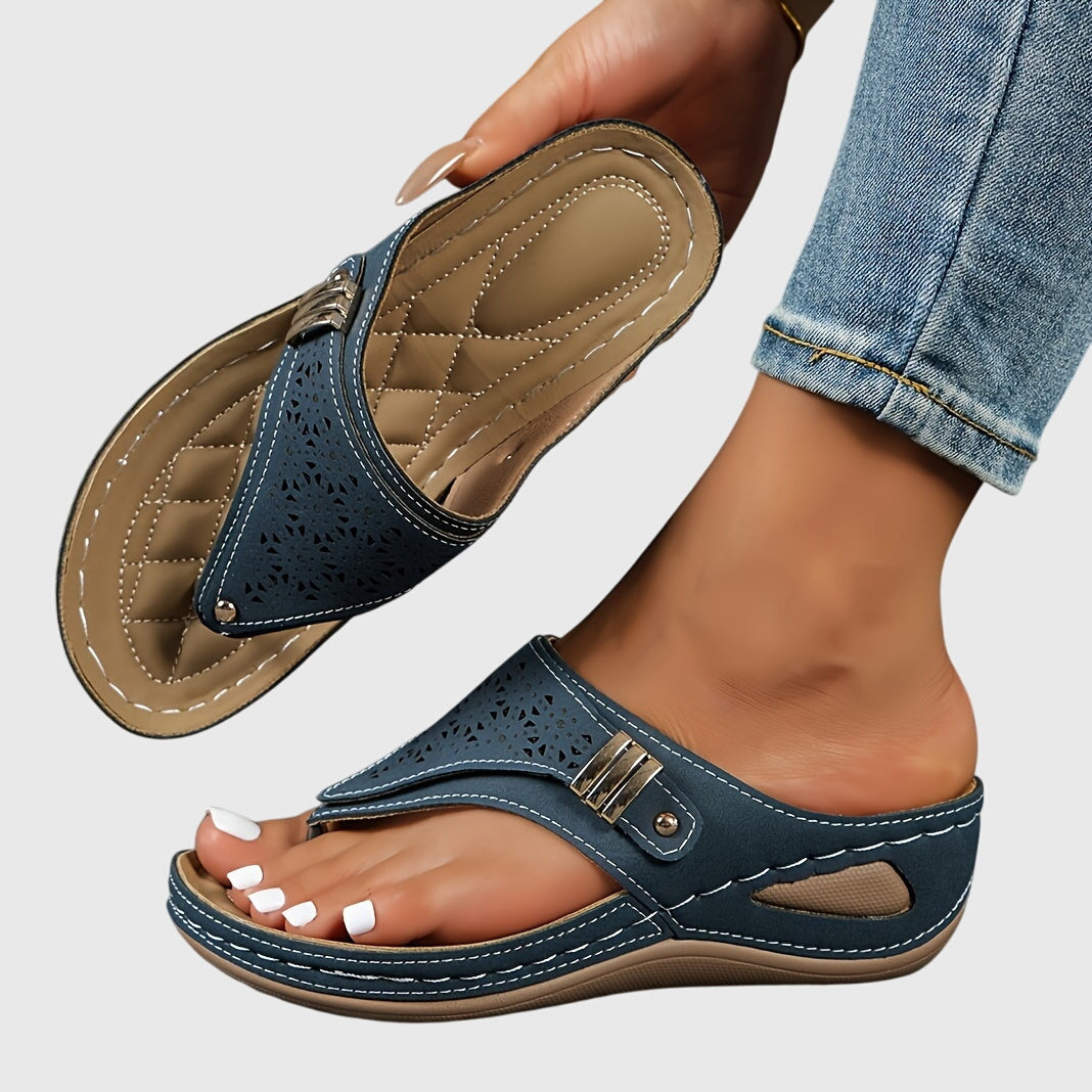 Women’s Cushioned Slip On Walking Sandals