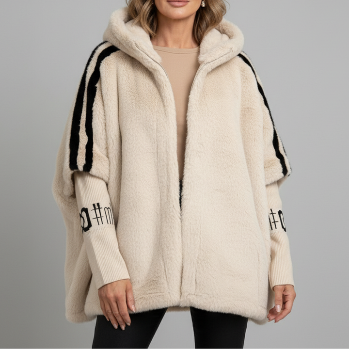 Women’s Plush Teddy Hooded Zip Up Jacket