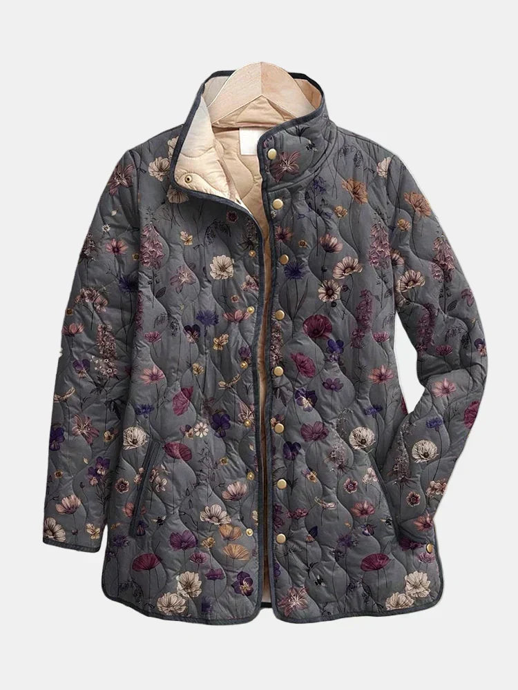 Women’s Vintage Floral Quilted Jacket