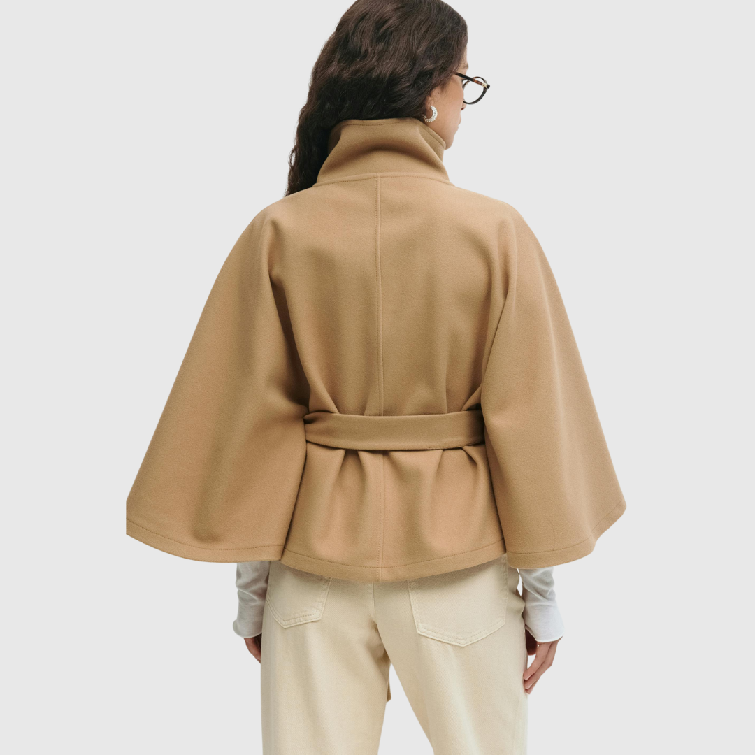 Women’s Belted Cape Jacket