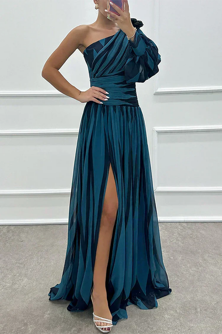 Women’s Elegant Striped Maxi Dress