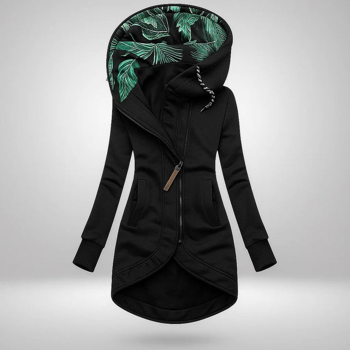 Women’s Long Hooded Quilted Winter Coat
