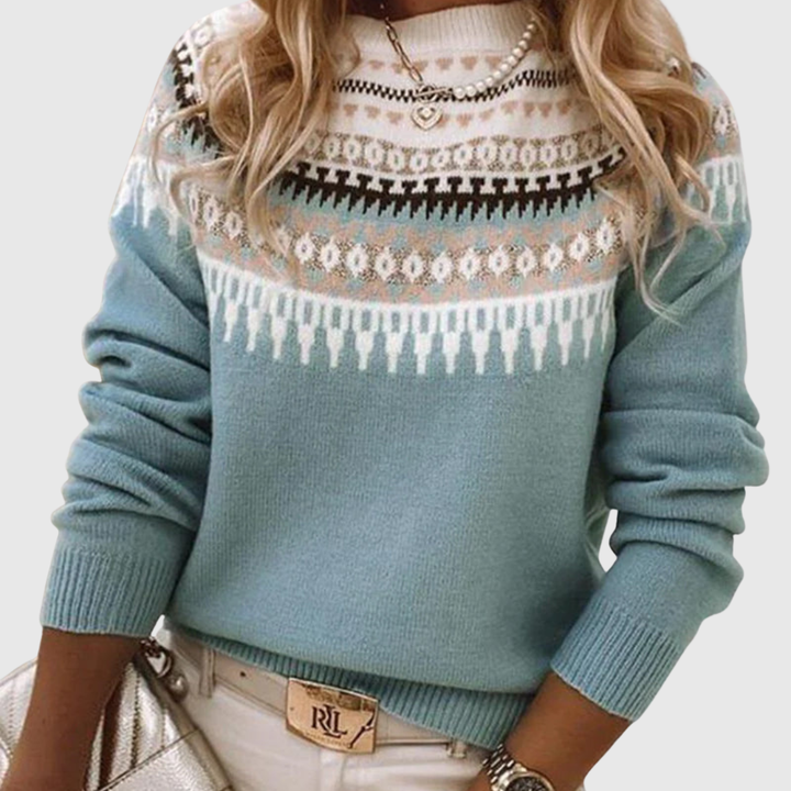 Women’s Long Sleeve Knit Pullover Sweater