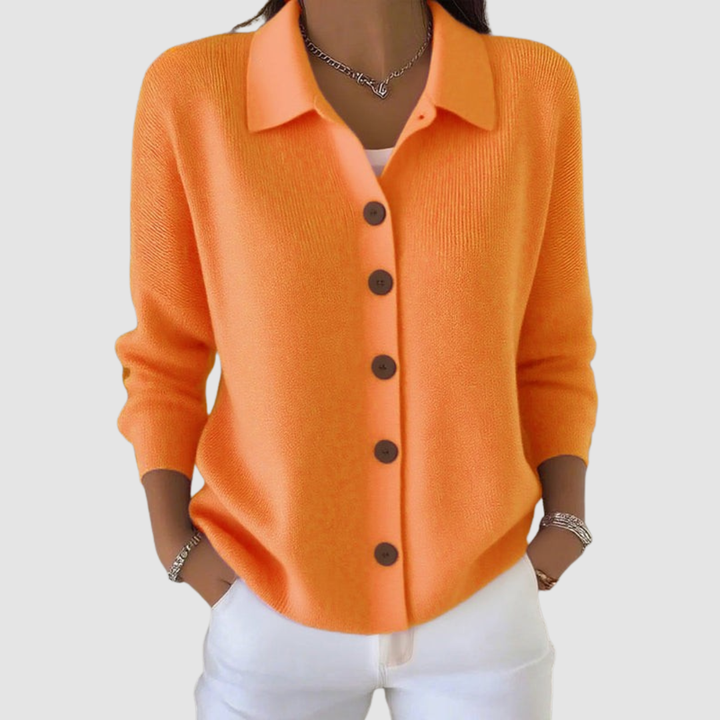 Women’s Button Front Knit Long Sleeve Cardigan