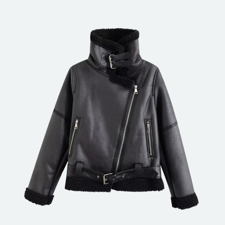 Women’s Double-Breasted Belted Long Trench Coat