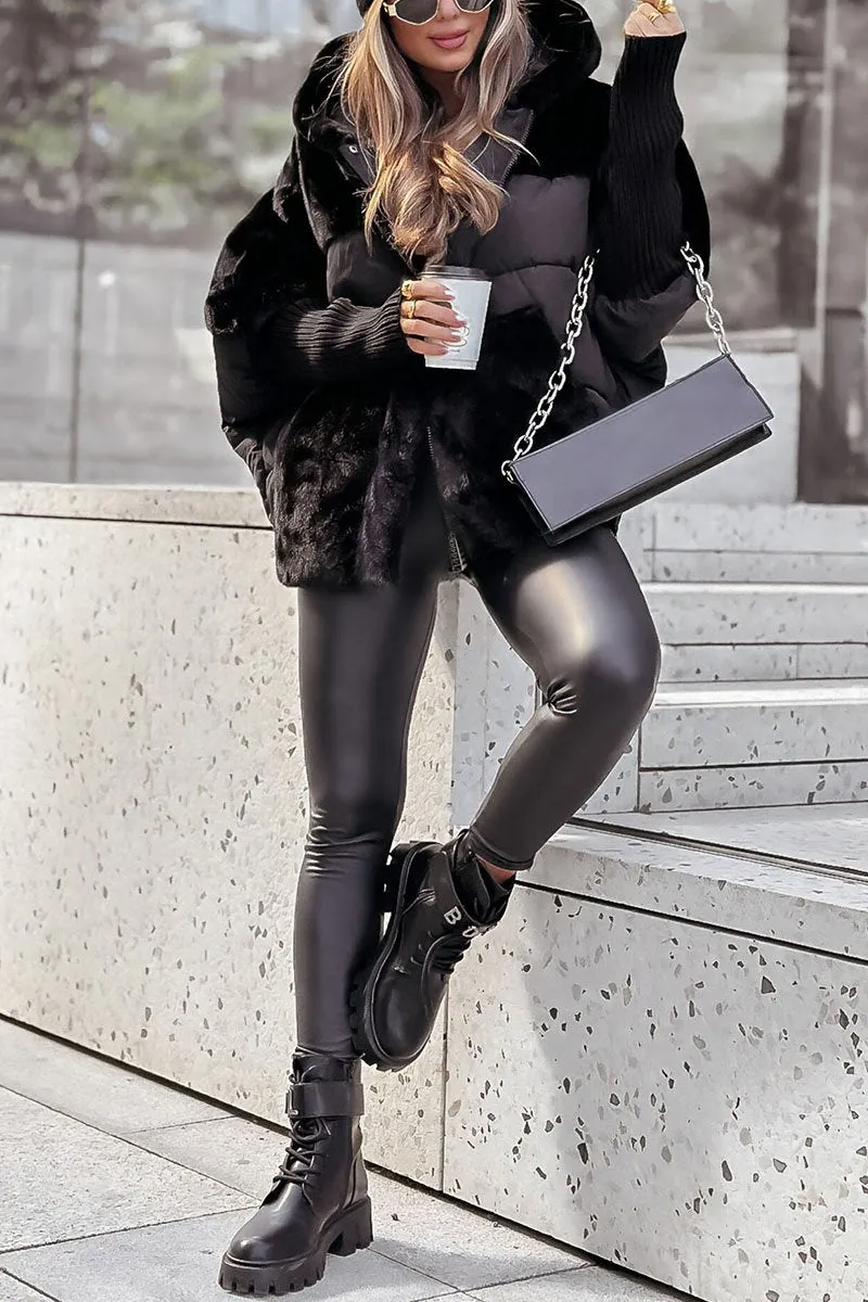 Women’s Quilted Hooded Puffer Jacket