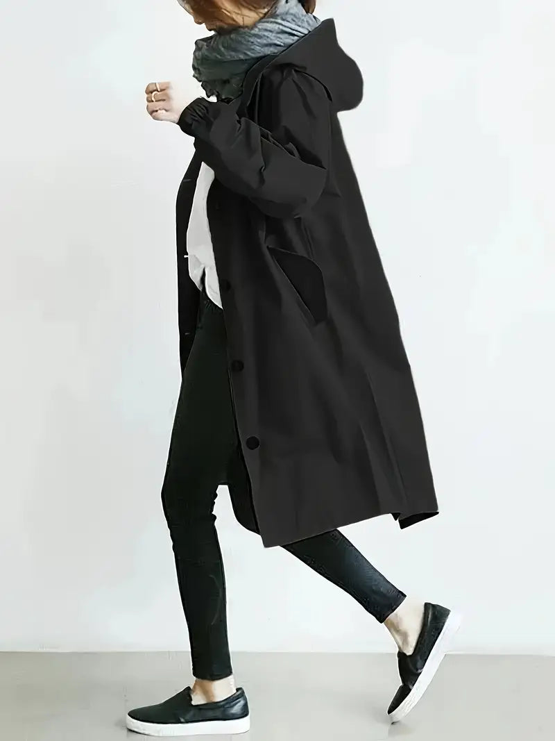 Women’s Double-Breasted Belted Trench Coat